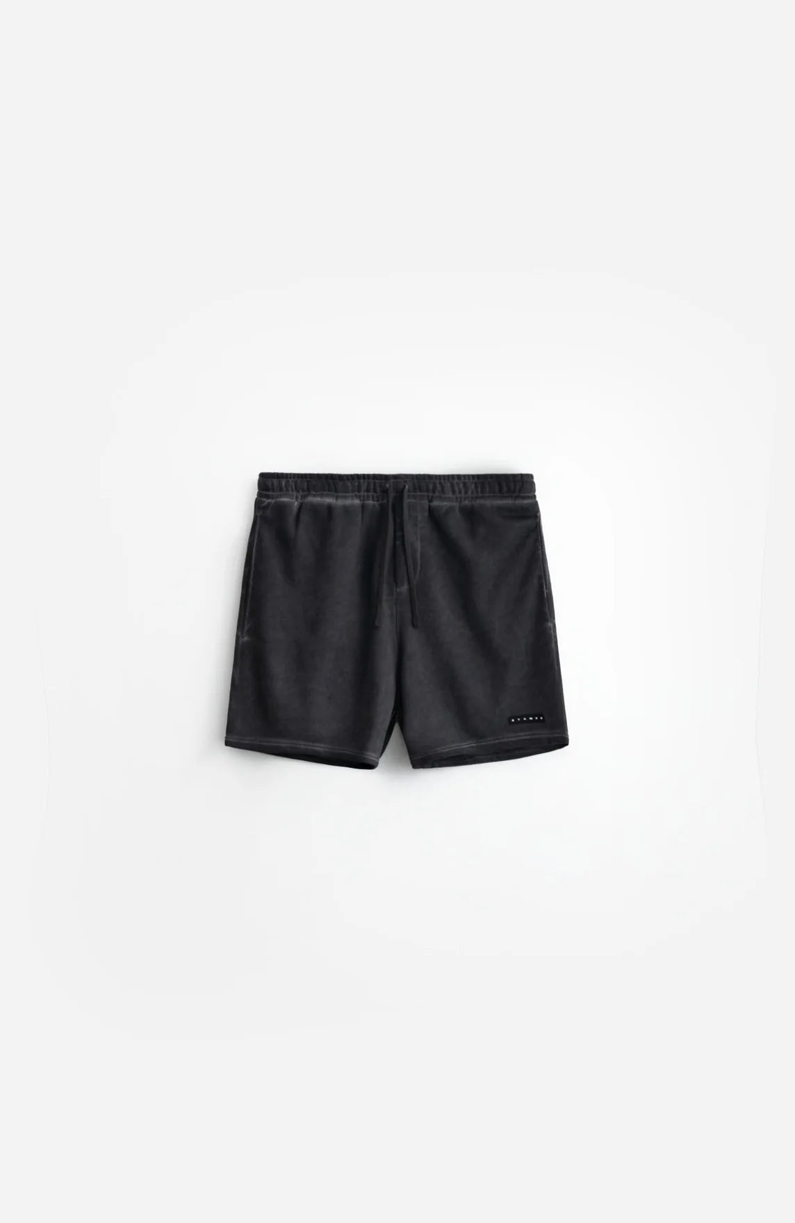 OIL WASHED SWEATSHORT SLA-M3306SH スウェット ショートパンツ / BLACK OIL WASHE