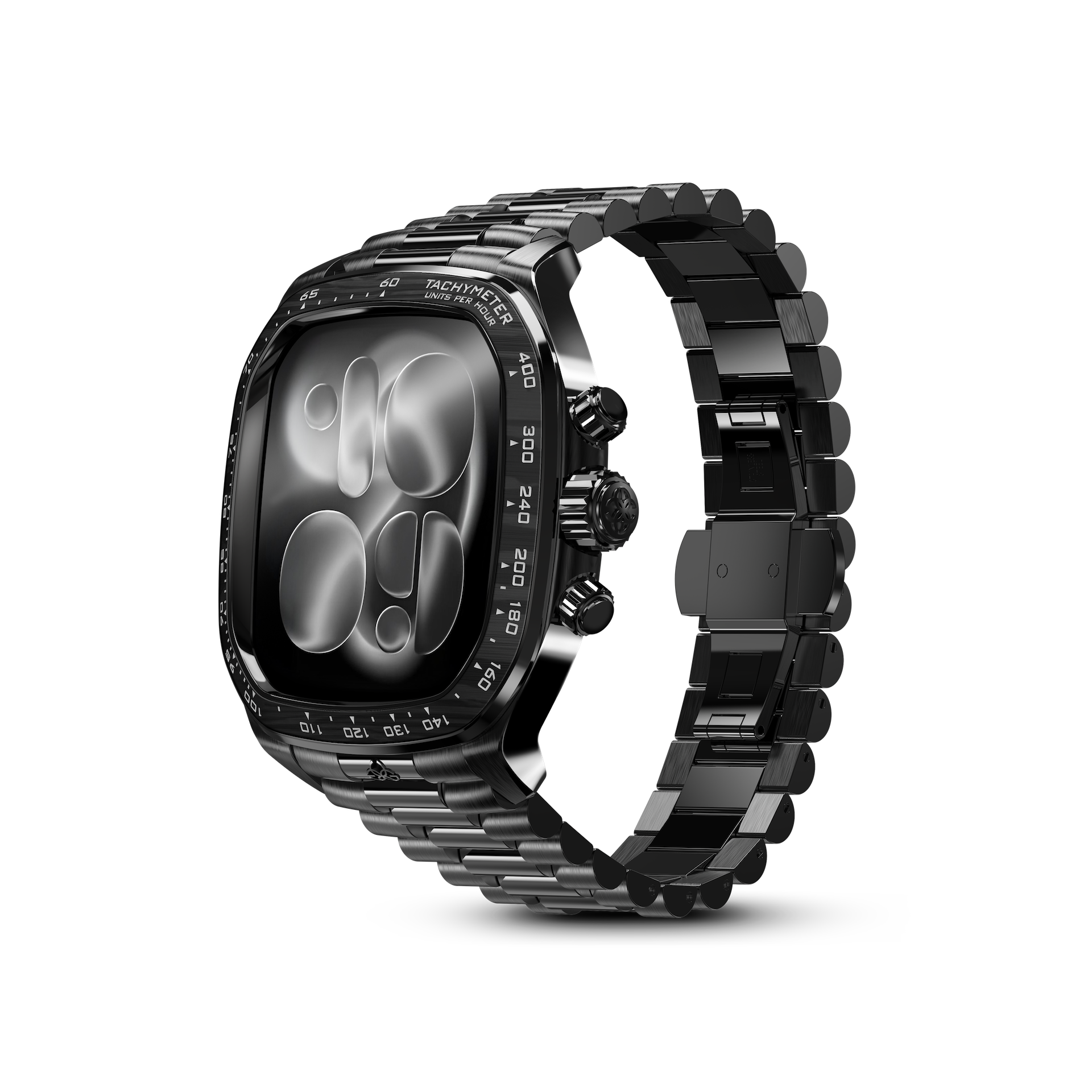 GOLDEN CONCEPT ゴールデンコンセプト Apple Watch Case - CRSC46 Black Carbon カーボン ブラック