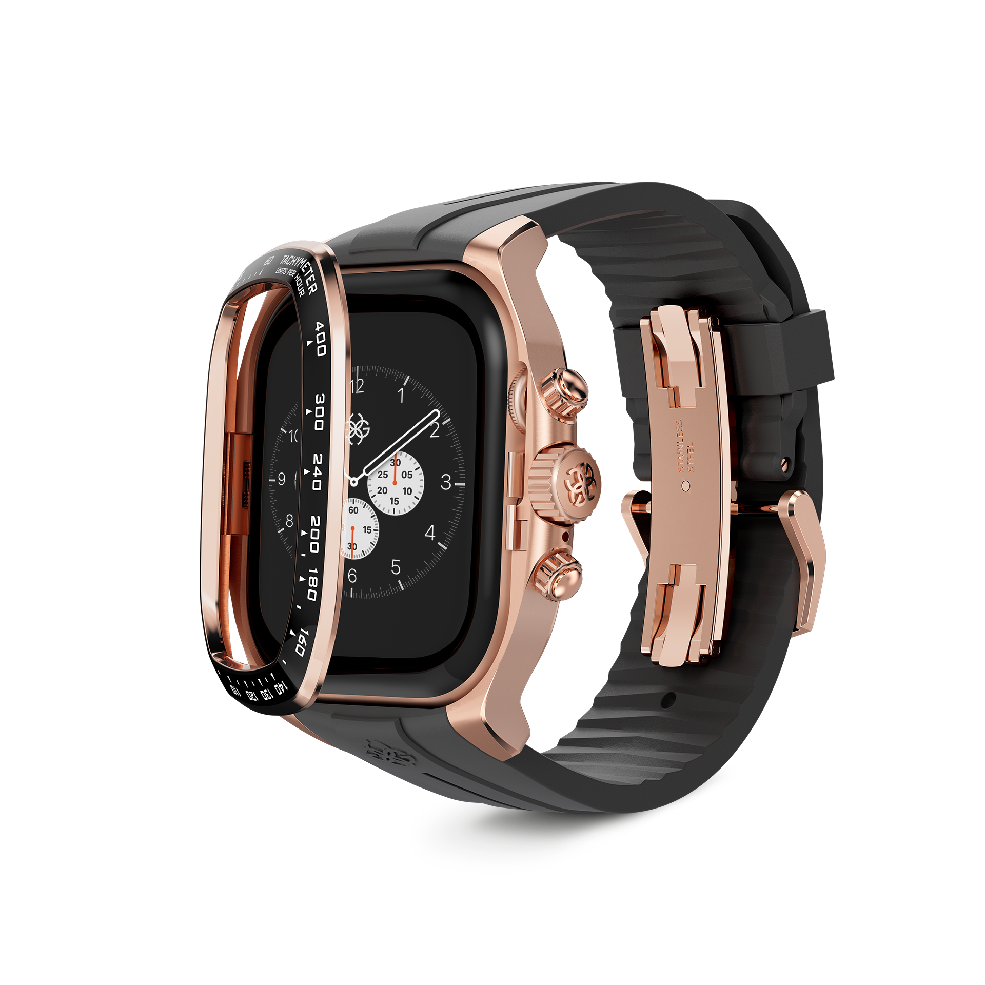 GOLDEN CONCEPT ゴールデンコンセプト Apple Watch Case - CRS46 Rose Gold ローズゴールド