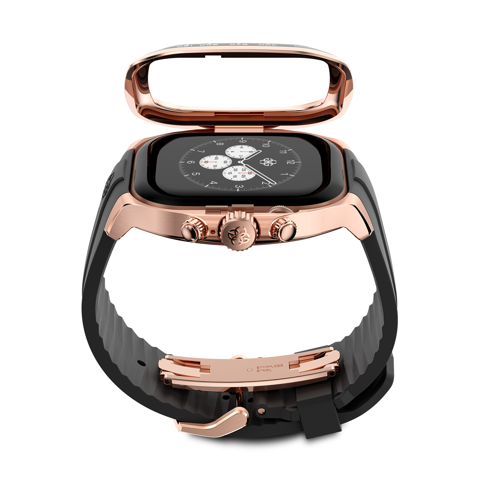 GOLDEN CONCEPT ゴールデンコンセプト Apple Watch Case - CRS46 Rose Gold ローズゴールド