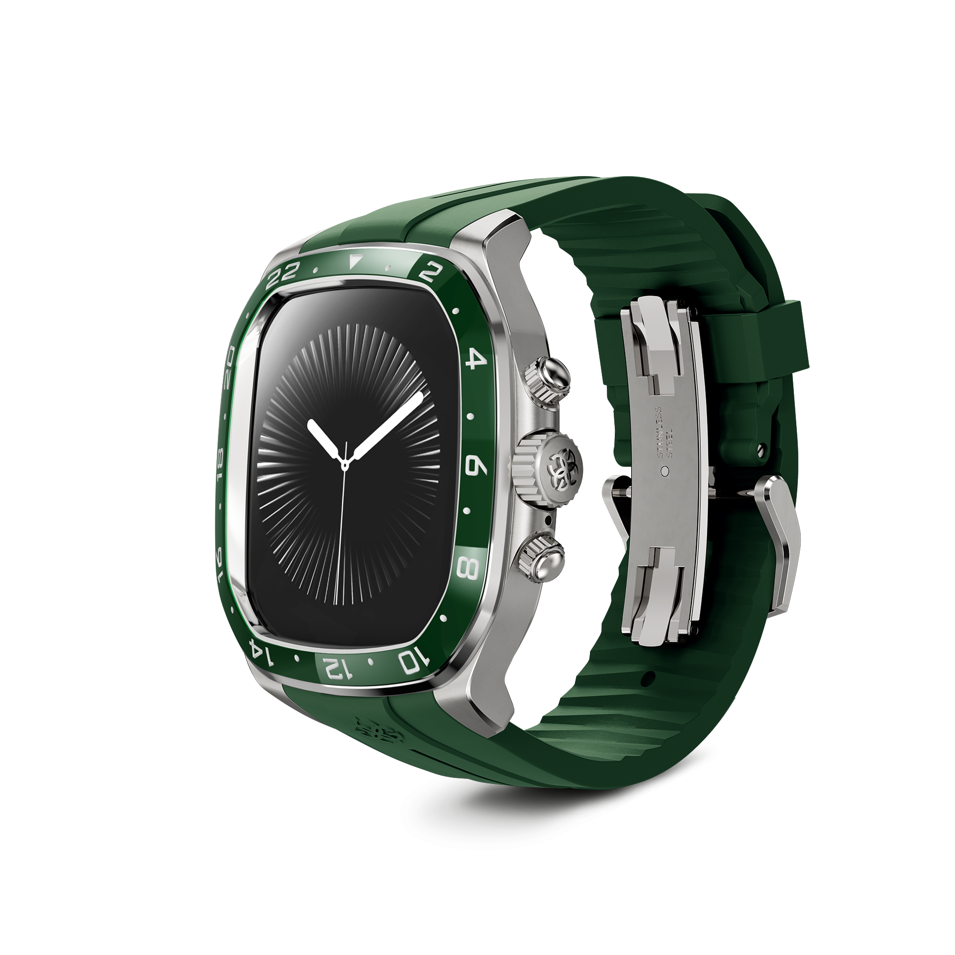 GOLDEN CONCEPT ゴールデンコンセプト Apple Watch Case / CRCS46 Green/Green グリーン