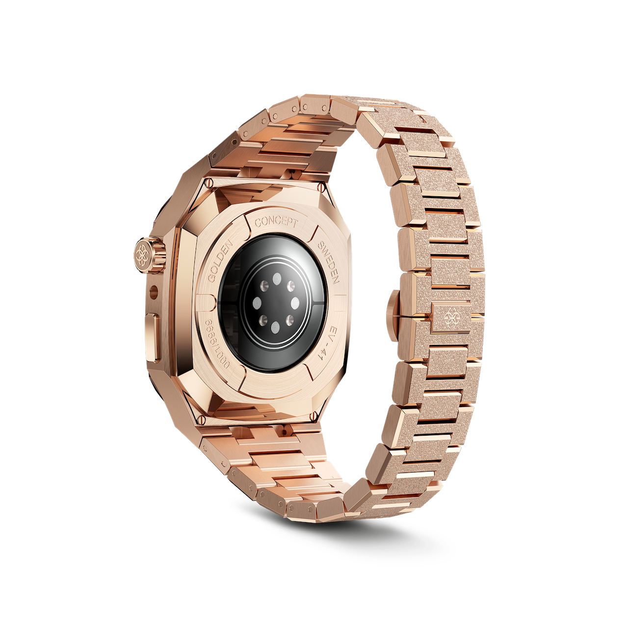GOLDEN CONCEPT ゴールデンコンセプト Apple Watch Case - EVF41 - RAINBOW Rose Gold ローズゴールド レインボー