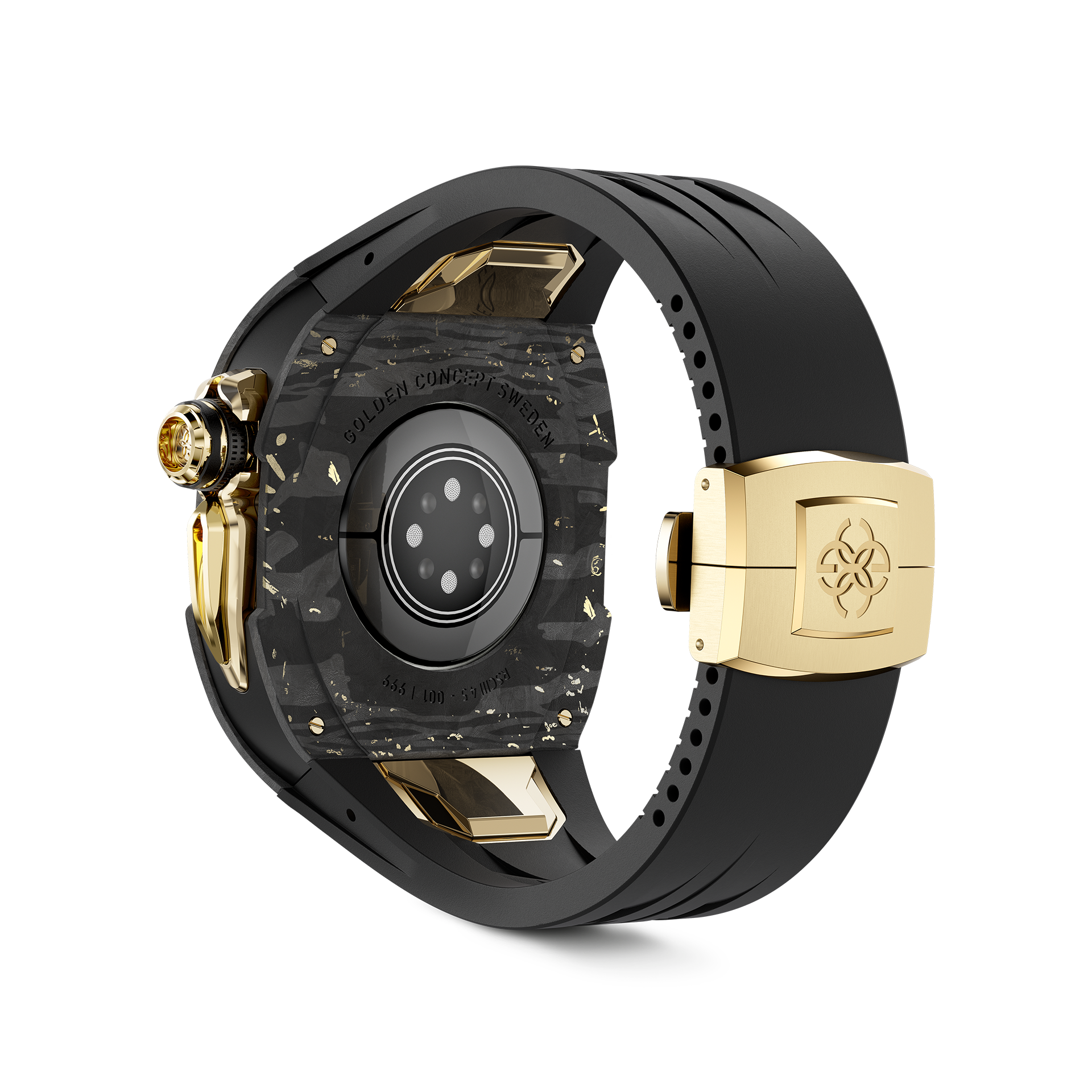 GOLDEN CONCEPT ゴールデンコンセプト Apple Watch Case / RSCIII46 - Gold Carbon カーボン ゴールド