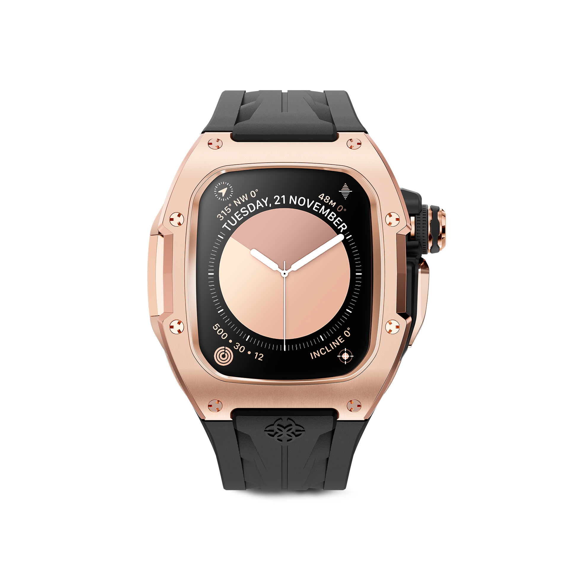 GOLDEN CONCEPT ゴールデンコンセプト Apple Watch Case / RSTIII46 - Crepe Steel スチール クレープ