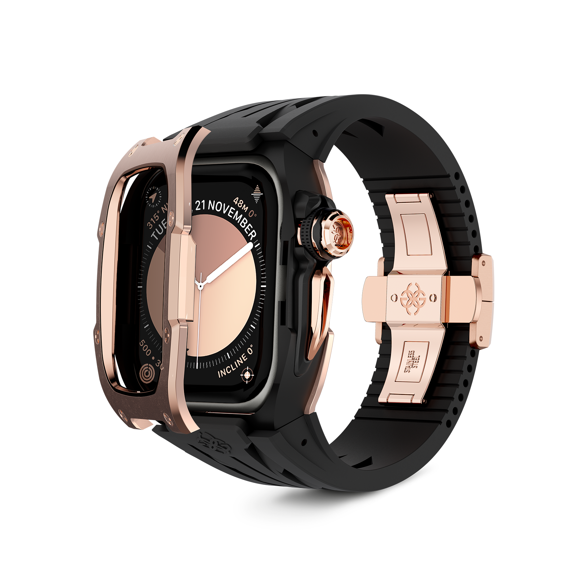 GOLDEN CONCEPT ゴールデンコンセプト Apple Watch Case / RSTIII46 - Crepe Steel スチール クレープ