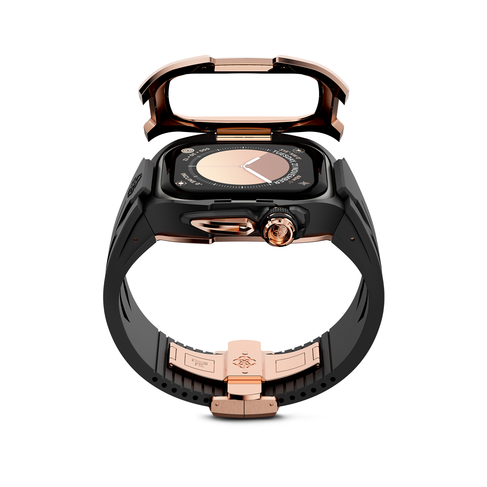 GOLDEN CONCEPT ゴールデンコンセプト Apple Watch Case / RSTIII46 - Crepe Steel スチール クレープ