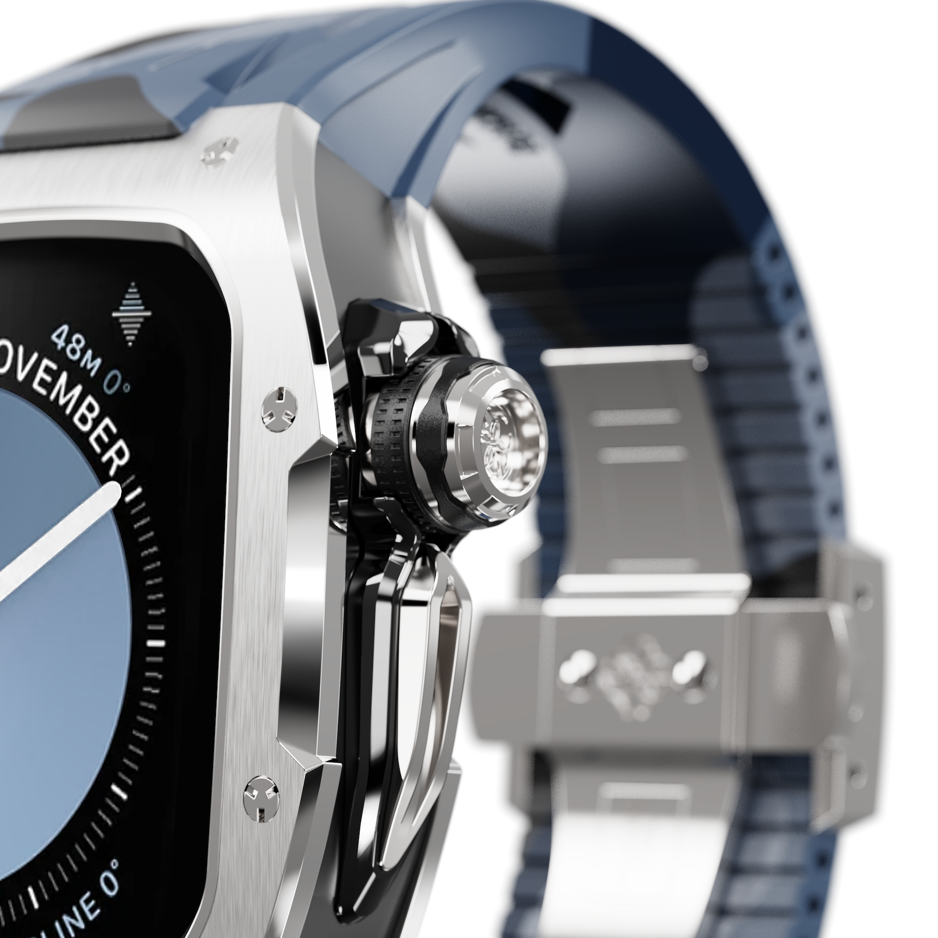 GOLDEN CONCEPT ゴールデンコンセプト Apple Watch Case / RSTIII46 - Midnight Steel スチール