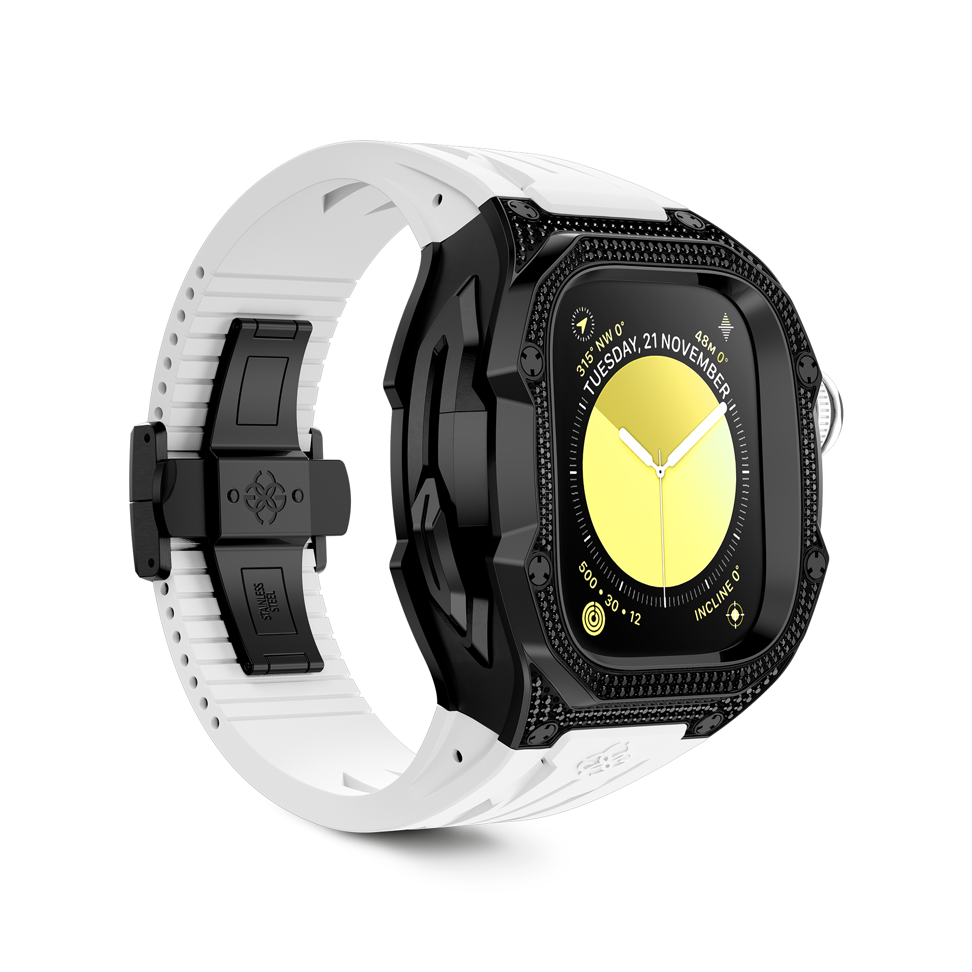 GOLDEN CONCEPT ゴールデンコンセプト Apple Watch Case / RSTIII49 - Onyx Stone ストーン オニキス