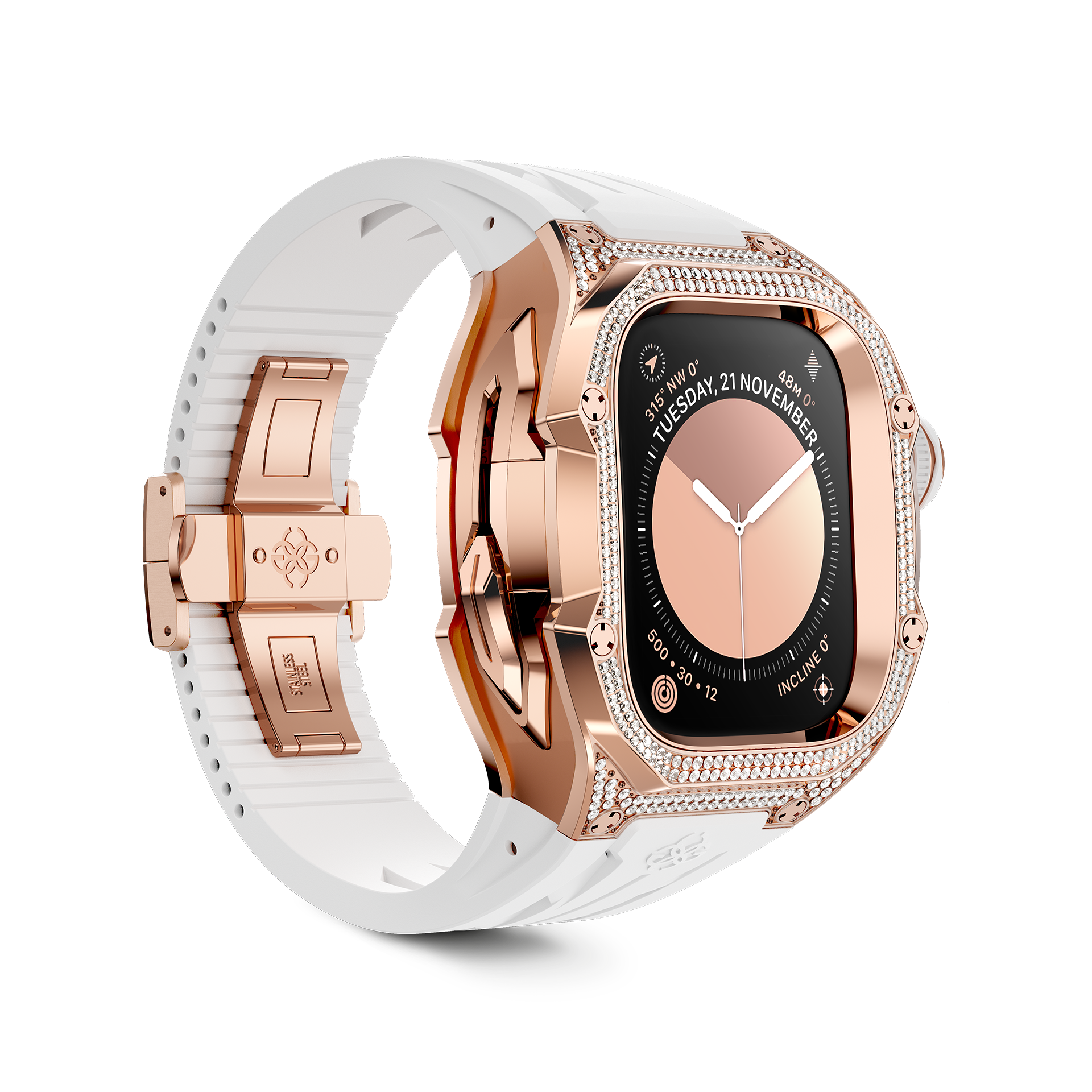 GOLDEN CONCEPT ゴールデンコンセプト Apple Watch Case / RSTIII49 - Amber Rose アンバー ローズ