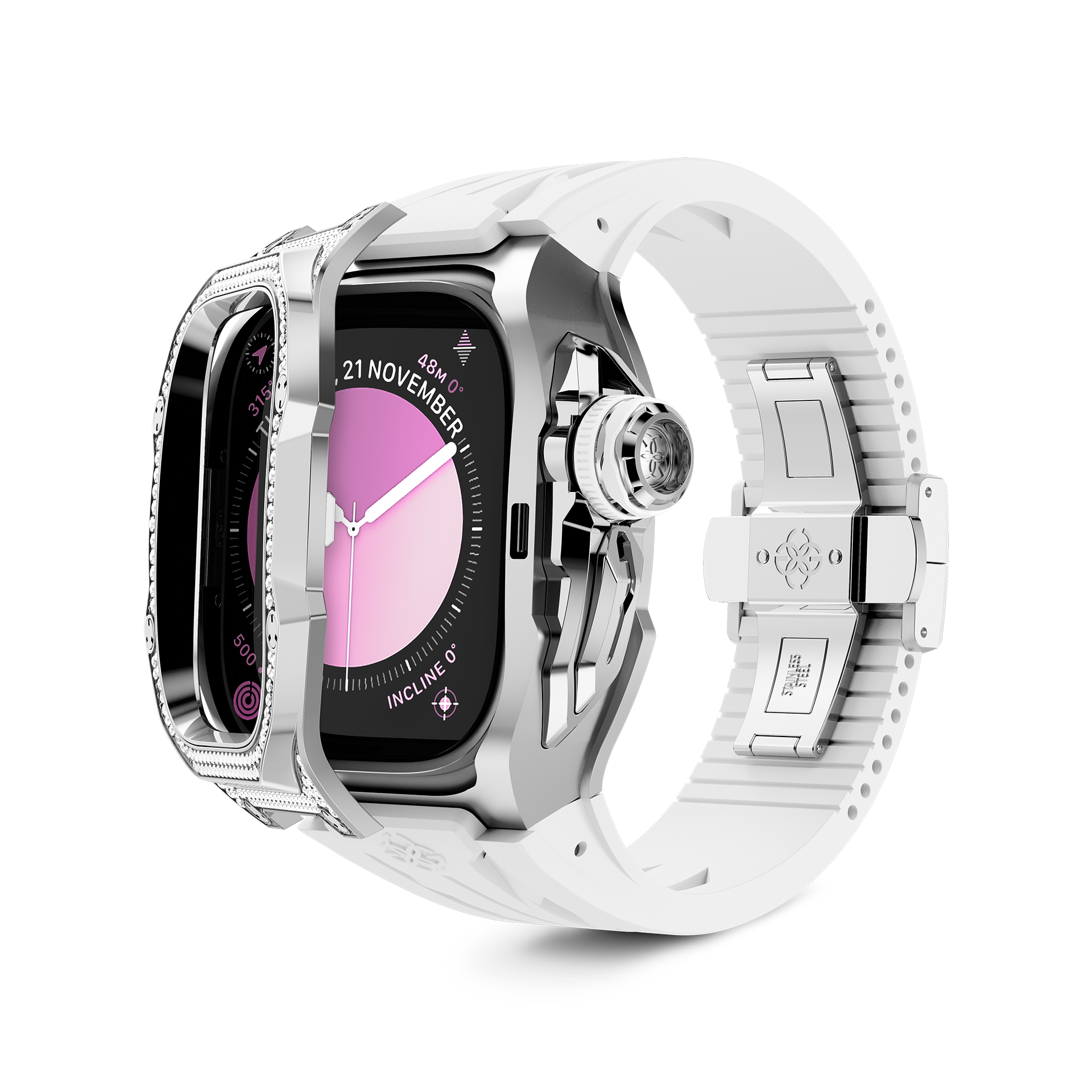 GOLDEN CONCEPT ゴールデンコンセプト Apple Watch Case / RSTIII49 - Snowflake スノーフレーク