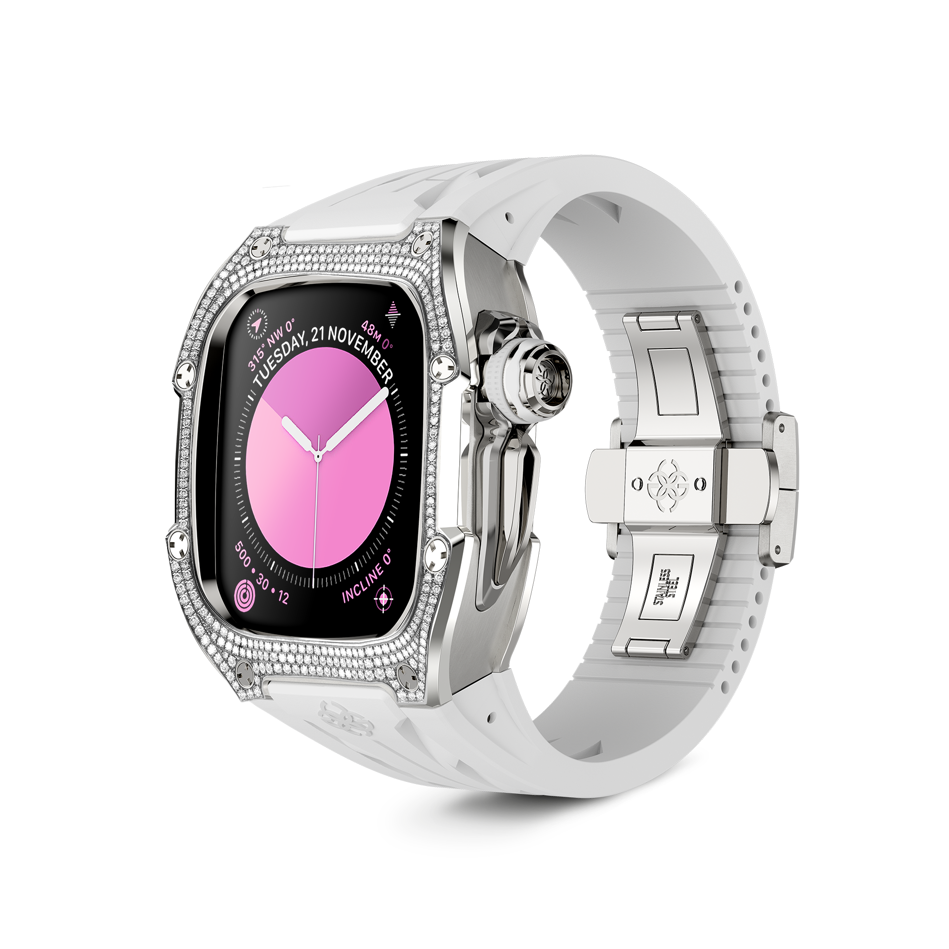 GOLDEN CONCEPT ゴールデンコンセプト Apple Watch Case / RSTIII46 - Snowflake