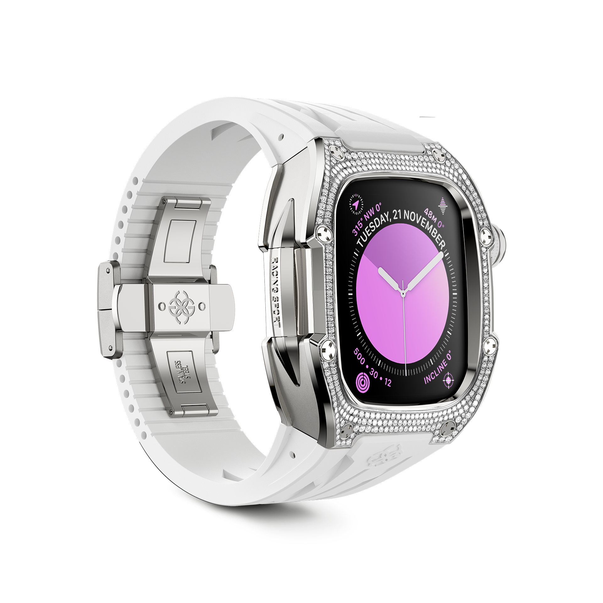 GOLDEN CONCEPT ゴールデンコンセプト Apple Watch Case / RSTIII46 - Snowflake
