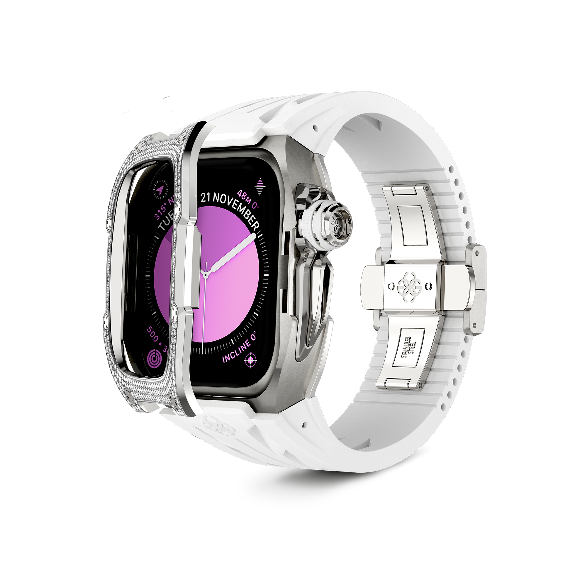GOLDEN CONCEPT ゴールデンコンセプト Apple Watch Case / RSTIII46 - Snowflake