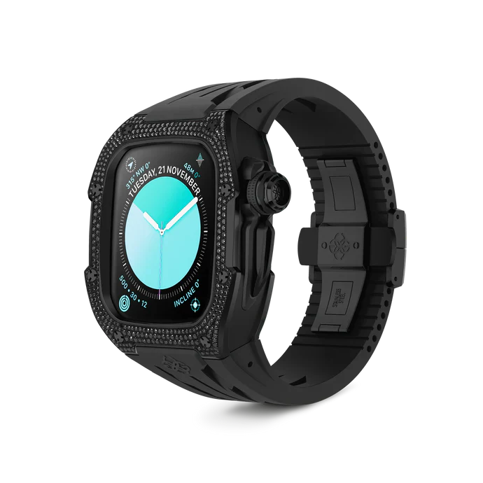GOLDEN CONCEPT ゴールデンコンセプト Apple Watch Case / RSTIII46 - Black Phantom