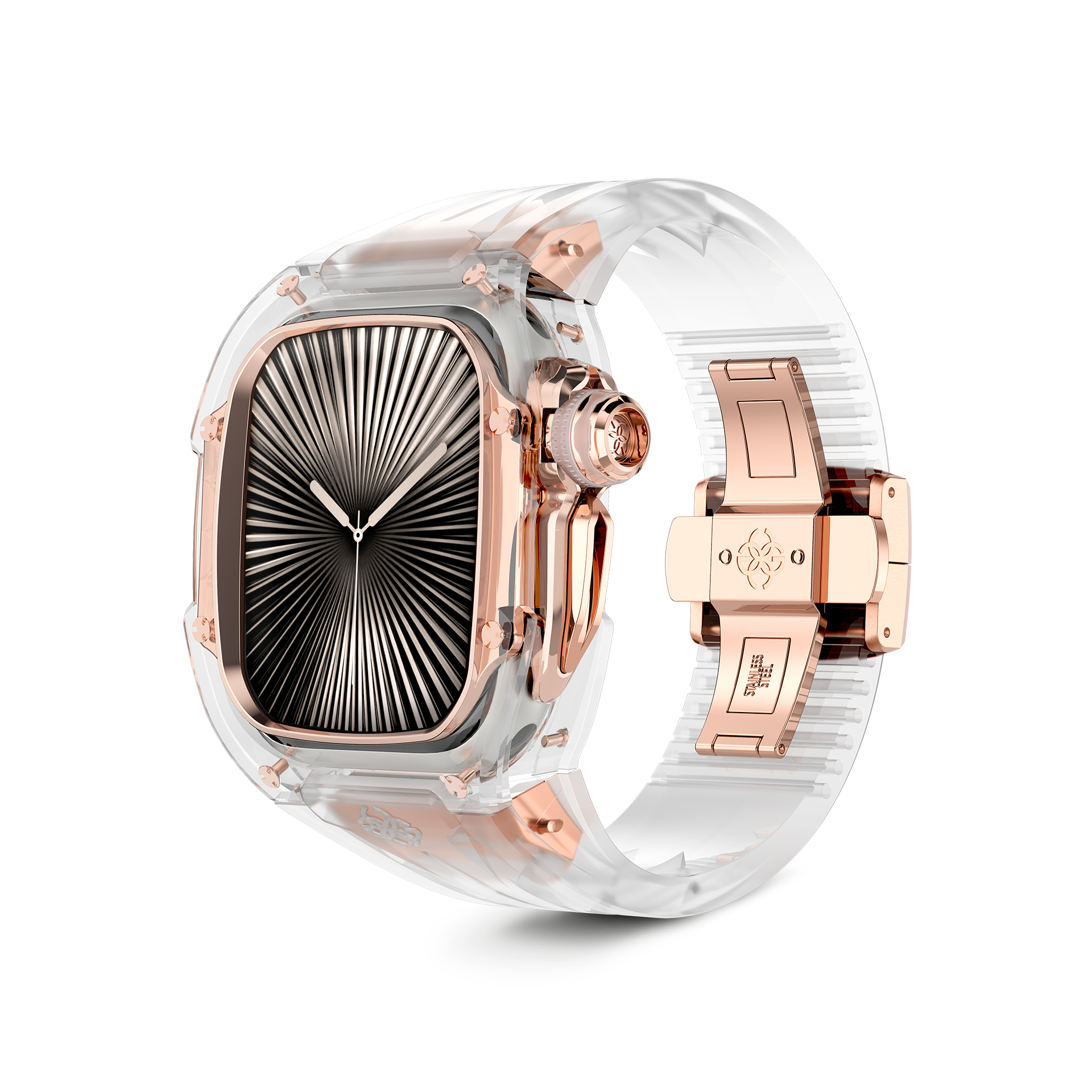 GOLDEN CONCEPT ゴールデンコンセプト Apple Watch Case / RSTRIII46 - CRYSTAL ROSE クリスタル ローズ