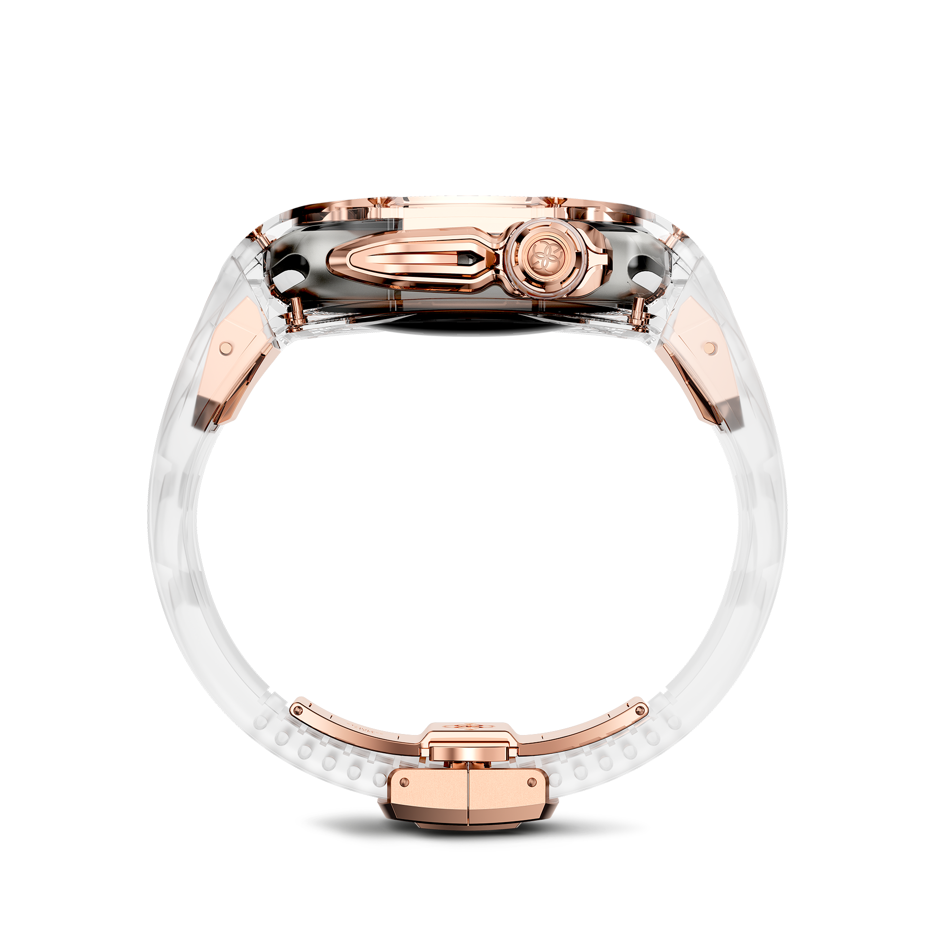 GOLDEN CONCEPT ゴールデンコンセプト Apple Watch Case / RSTRIII46 - CRYSTAL ROSE クリスタル ローズ