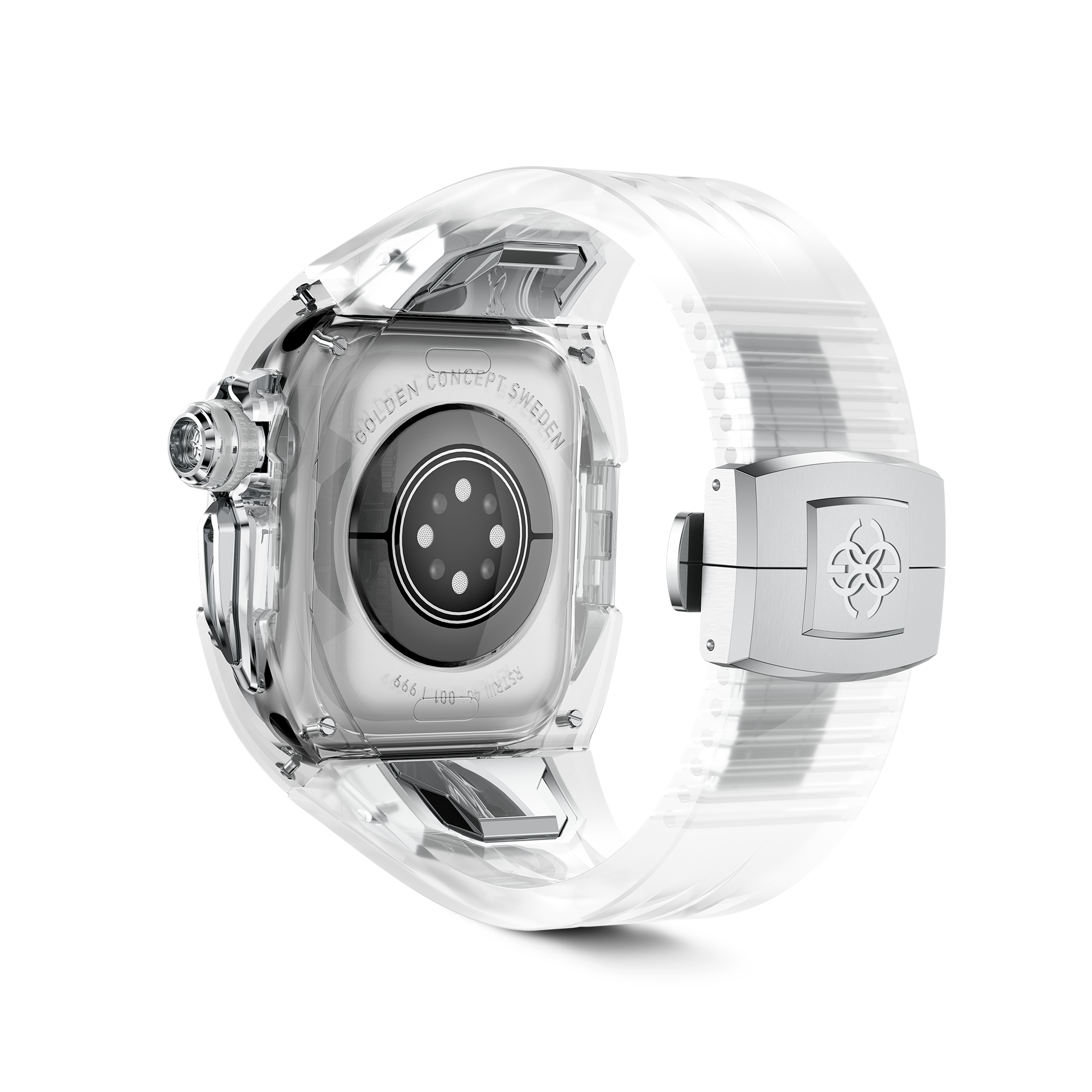 GOLDEN CONCEPT ゴールデンコンセプト Apple Watch Case / RSTRIII46 - CRYSTAL STEEL クリスタル スチール