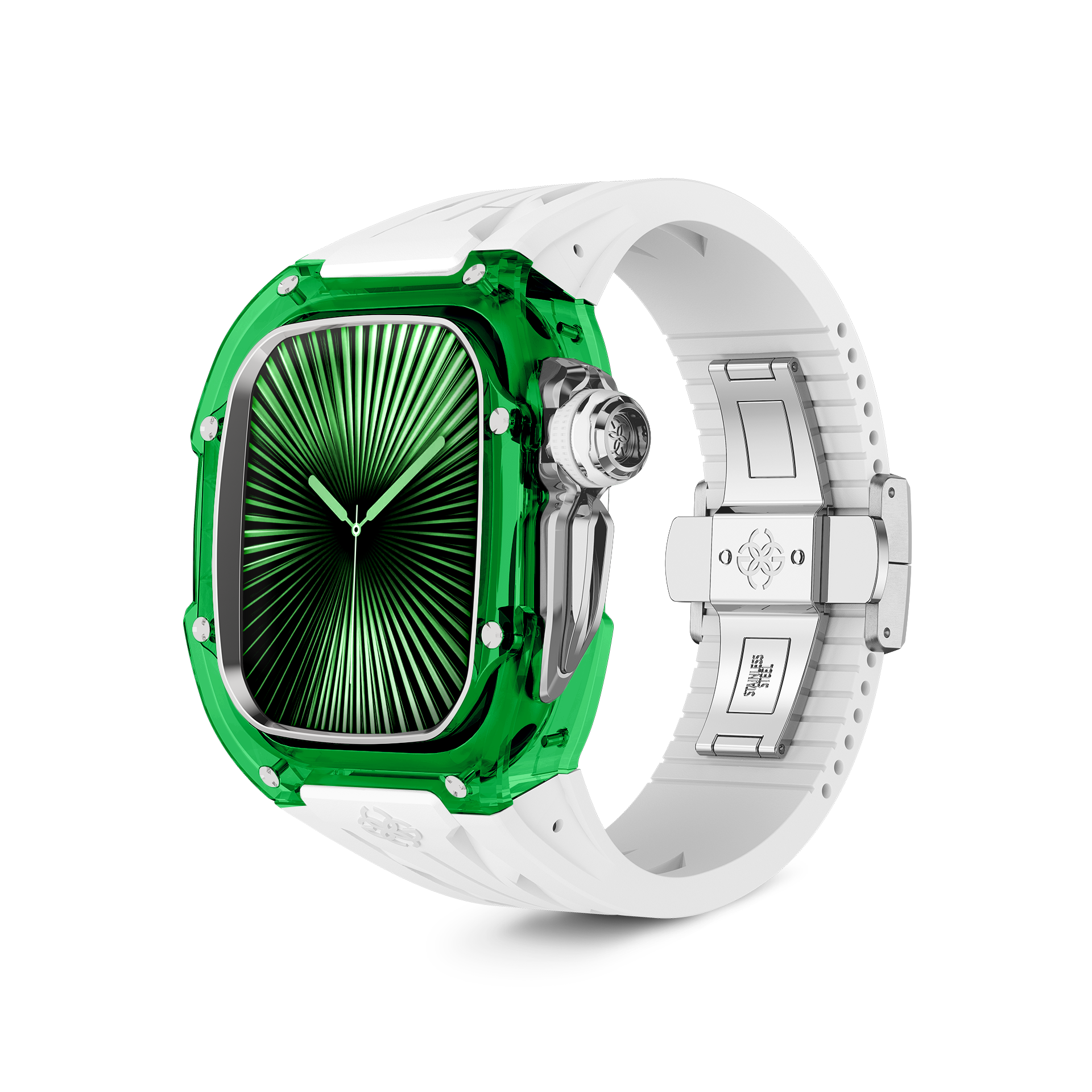 GOLDEN CONCEPT ゴールデンコンセプト Apple Watch Case / RSTRIII46 - SAPPHIRE GREEN サファイア グリーン