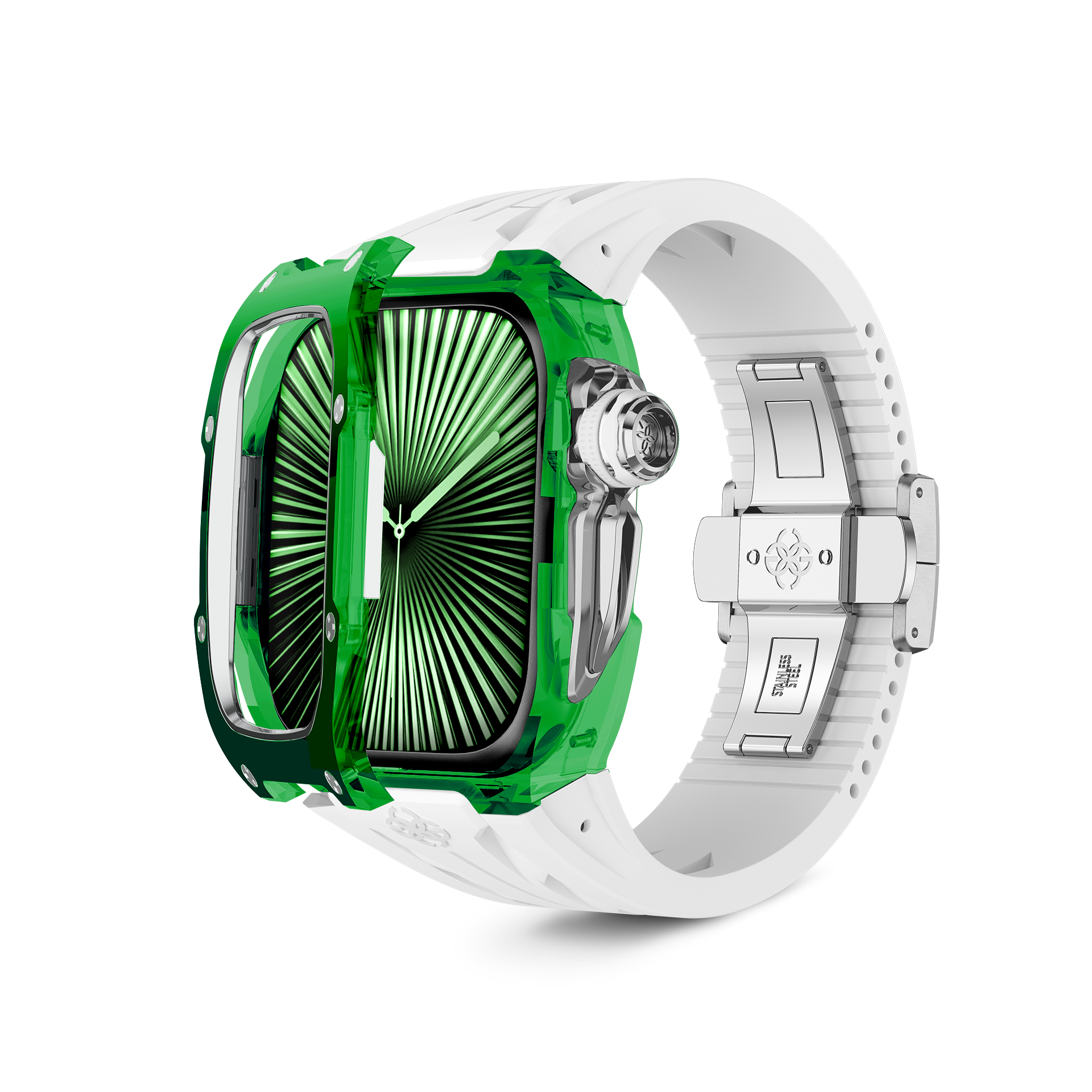 GOLDEN CONCEPT ゴールデンコンセプト Apple Watch Case / RSTRIII46 - SAPPHIRE GREEN サファイア グリーン