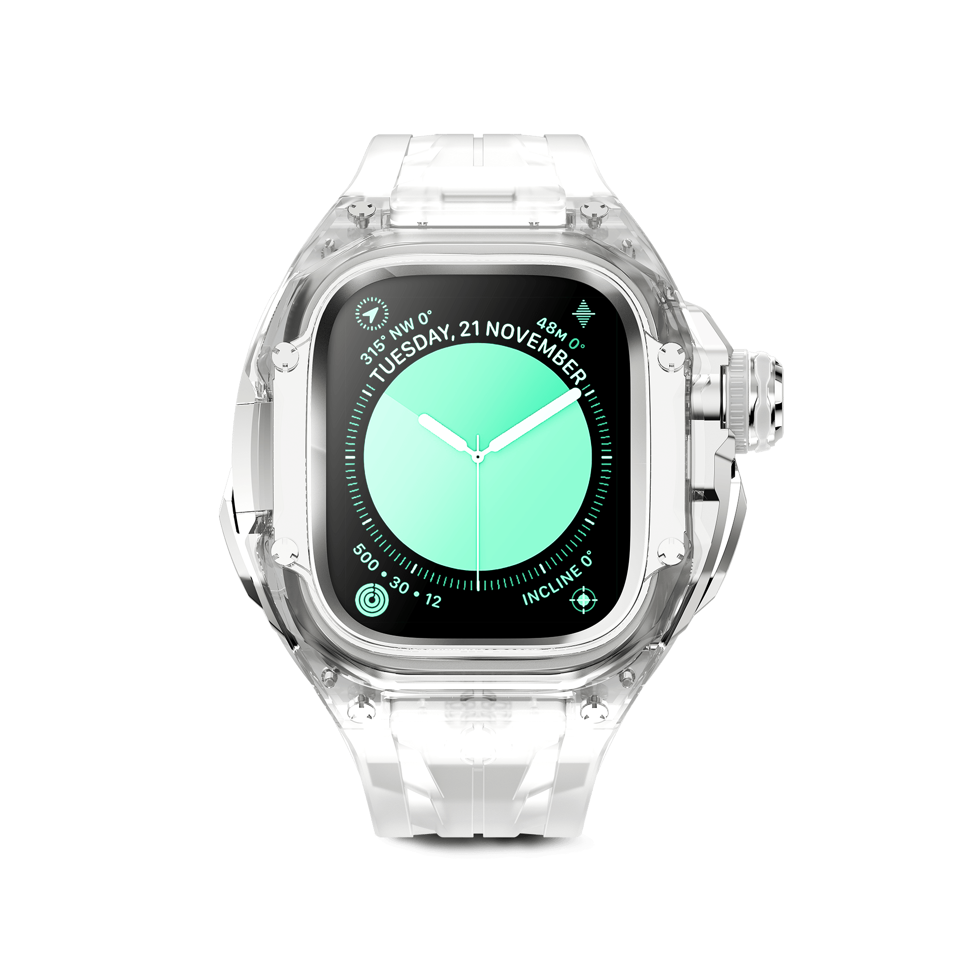 GOLDEN CONCEPT ゴールデンコンセプト Apple Watch Case / RSTRIII49 - CRYSTAL STEEL