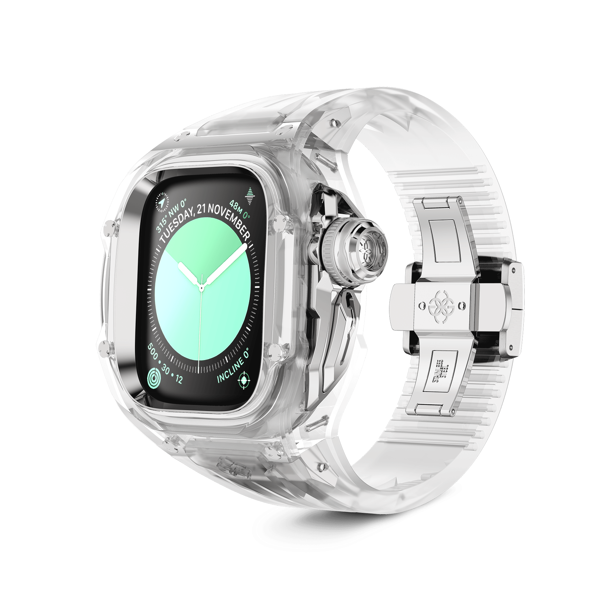 GOLDEN CONCEPT ゴールデンコンセプト Apple Watch Case / RSTRIII49 - CRYSTAL STEEL
