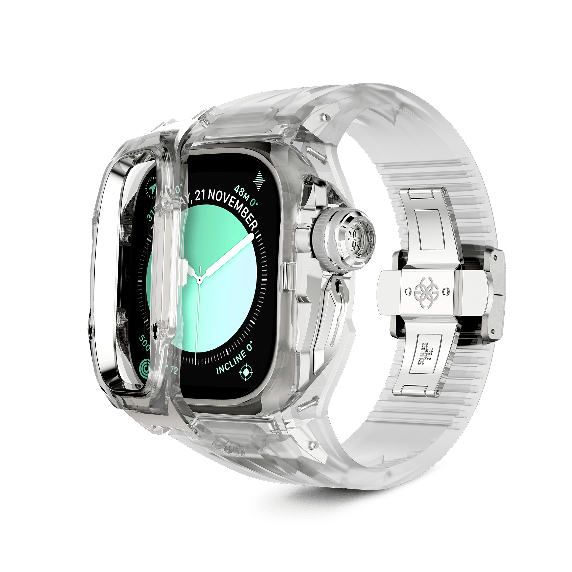 GOLDEN CONCEPT ゴールデンコンセプト Apple Watch Case / RSTRIII49 - CRYSTAL STEEL
