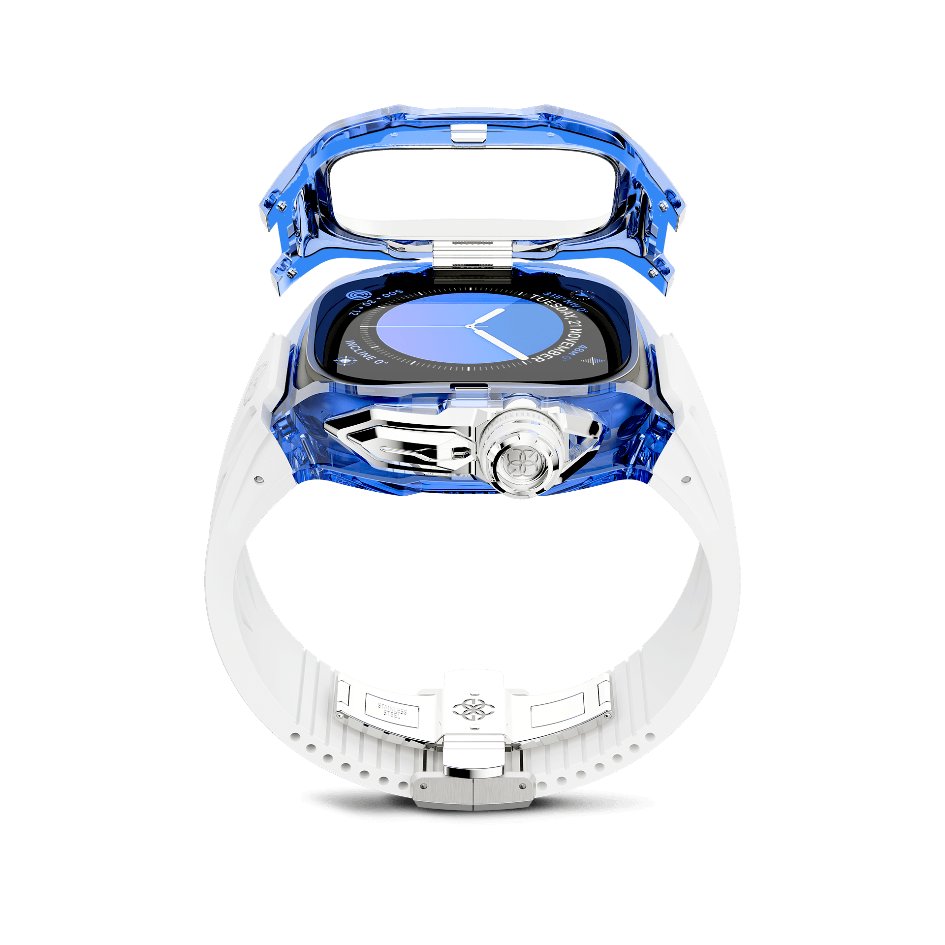 GOLDEN CONCEPT ゴールデンコンセプト Apple Watch Case / RSTRIII49 - SAPPHIRE BLUE サファイア ブルー