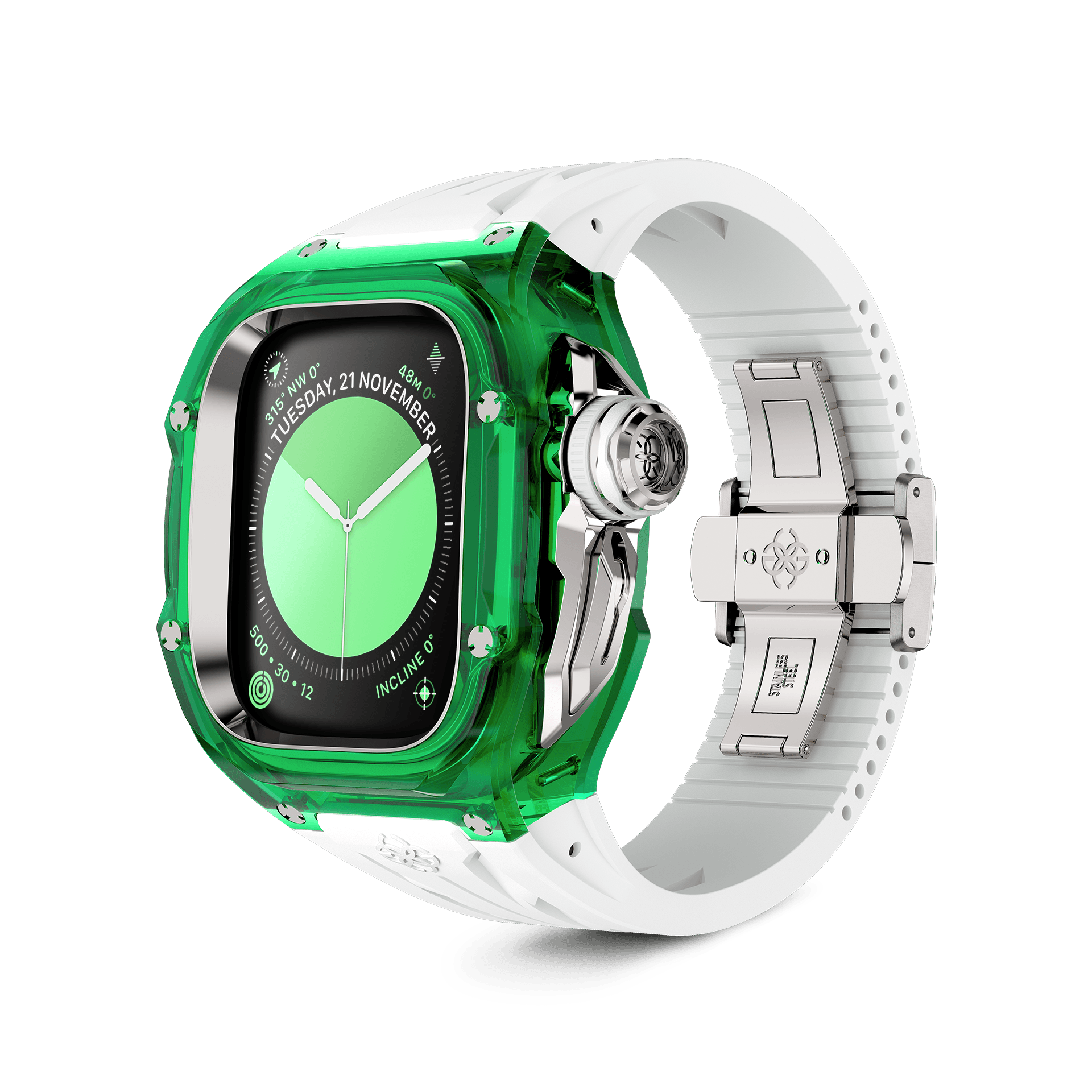 GOLDEN CONCEPT ゴールデンコンセプト Apple Watch Case / RSTRIII49 - SAPPHIRE GREEN サファイア グリーン