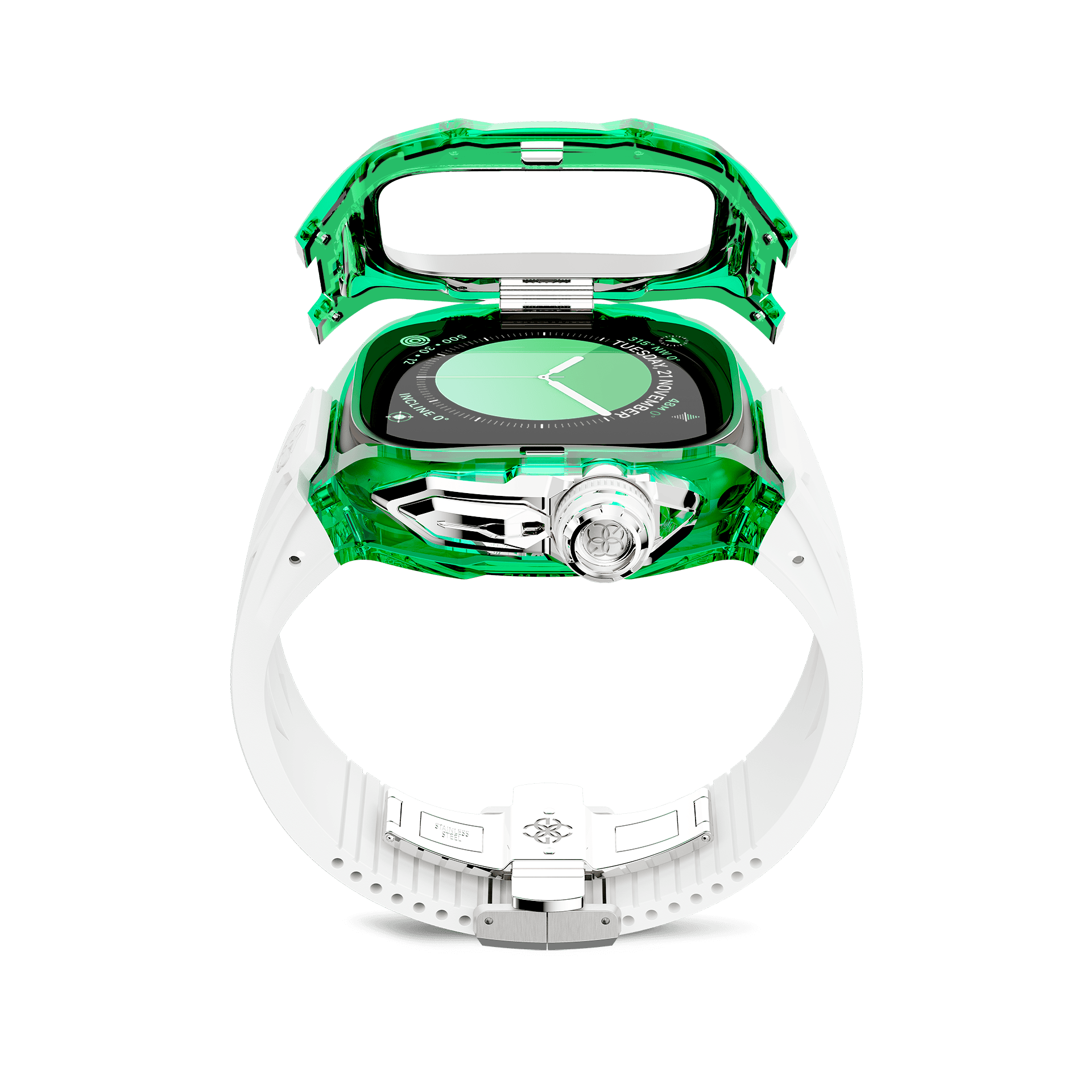 GOLDEN CONCEPT ゴールデンコンセプト Apple Watch Case / RSTRIII49 - SAPPHIRE GREEN サファイア グリーン