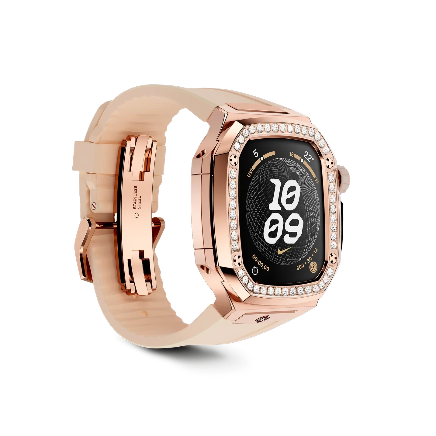 GOLDEN CONCEPT ゴールデンコンセプト Apple Watch Case - SPIII41 - Rose Gold MD ローズゴールド MD