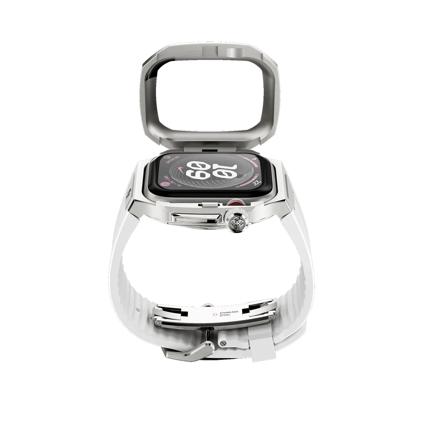 GOLDEN CONCEPT ゴールデンコンセプト Apple Watch Case - SPIII41 - Silver MD シルバー MD