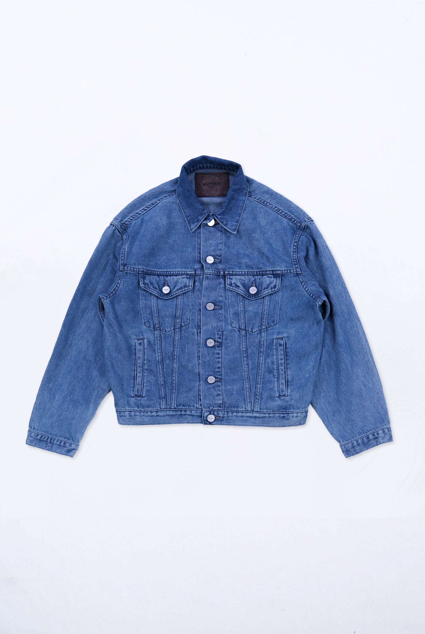 SILKNIZED DENIM TYPEⅢ TRUCKER JACKET AUT-095SN-002 トラッカージャケット デニムジャケット サステナブル素材 オーバーサイズ ユニセックス 日本製 / USED