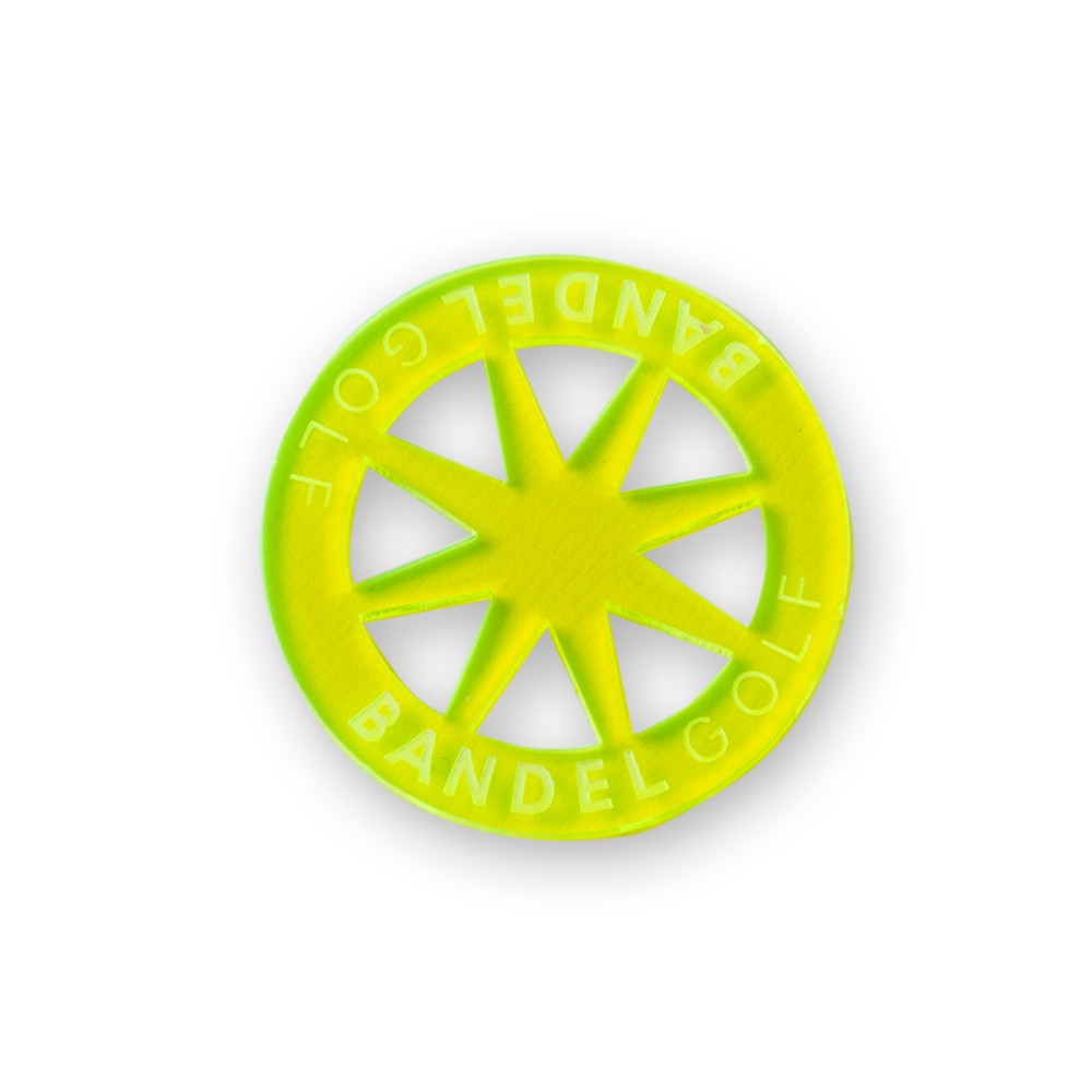 Golf gift set (Greenfolk) BG-GT001 マーカー ツアーティー グリーンフォーク 抗菌 PVC 特殊ラバー加工 ネオンカラー / Neon Yellow [全３色]
