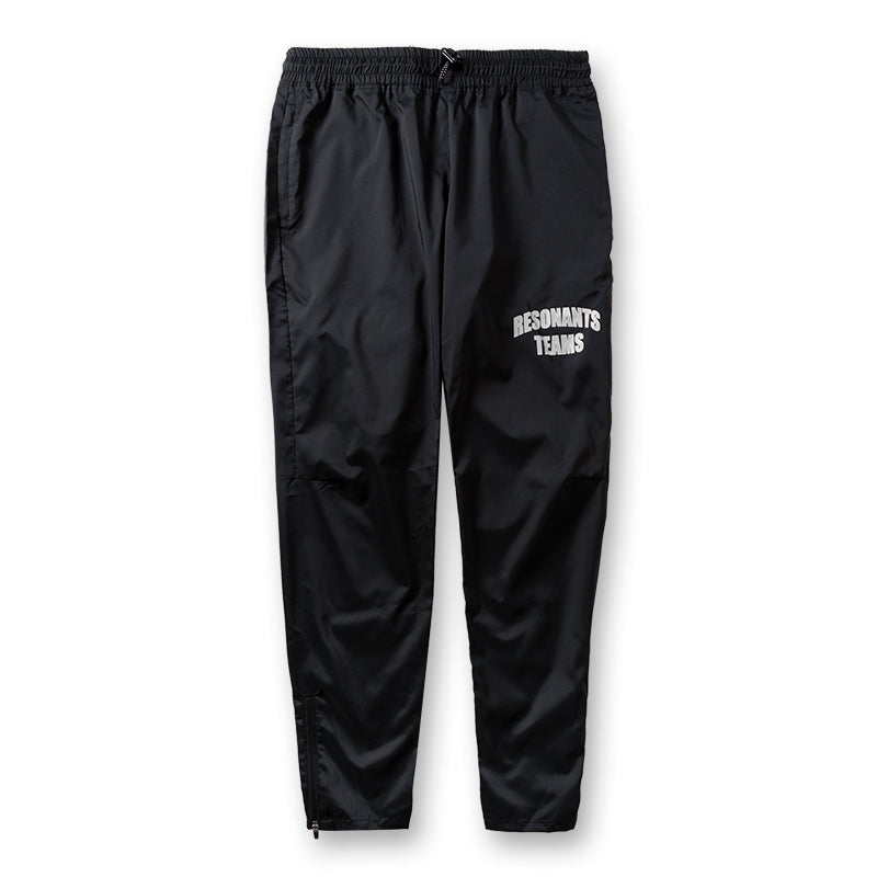 RESONANTS TEAMS ZIP LONG PANTS BAN-4SRTLP ジョガーパンツ 裾ZIP 軽量 / BLACK