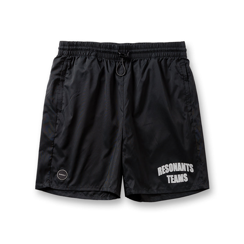 RESONANTS TEAMS ZIP SHORT PANTS BAN-4SRTSP ショートパンツ 軽量 / BLACK