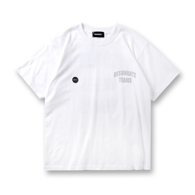 RESONANTS TEAMS S/S TEE BAN-4SRTTE Tシャツ コットン100% 型崩れ防止 / WHITE