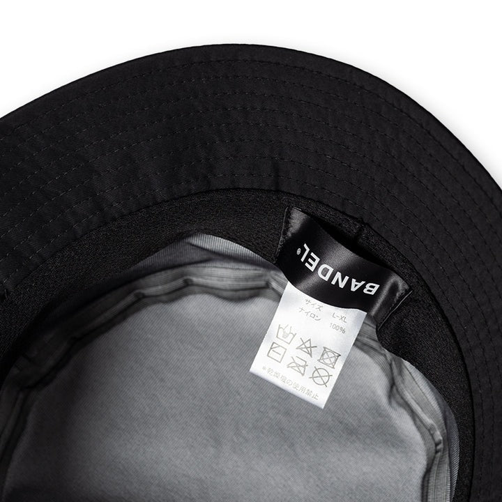 SIDE LOGO WATER REPELLENT BUCKETHAT BG-3ASBH 防水 バケットハット / BLACK