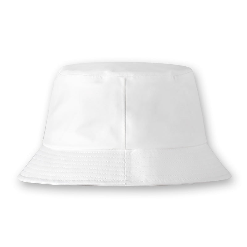 SIDE LOGO WATER REPELLENT BUCKETHAT BG-3ASBH 防水 バケットハット / WHITE