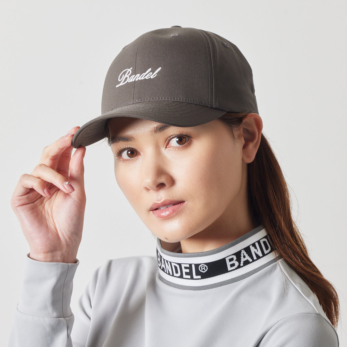 COOL&DRY CURSIVE LOGO CAP BG-46CDCCP キャップ / GREY