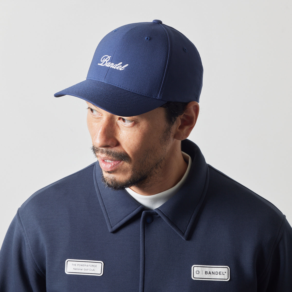 COOL&DRY CURSIVE LOGO CAP BG-46CDCCP キャップ / NAVY