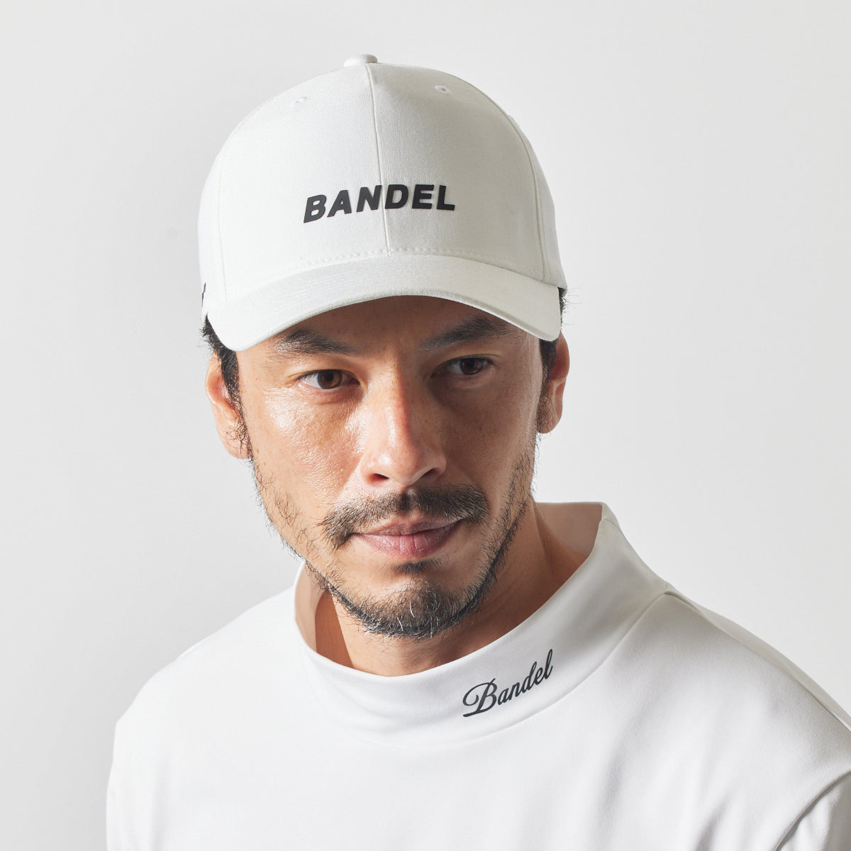 COOL&DRY ITALIC LOGO CAP BG-46CDICP キャップ / WHITE