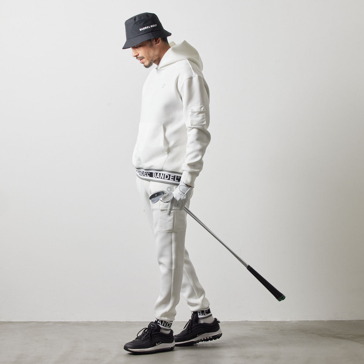 NYLON POCKET CARGO PANTS カーゴパンツ 軽量 インタック セットアップ / WHITE