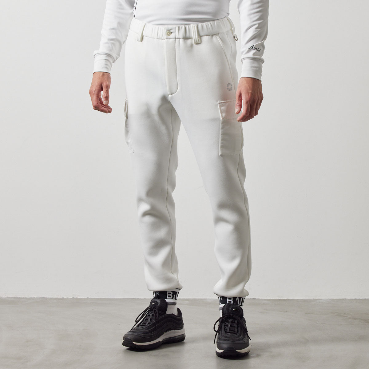 NYLON POCKET CARGO PANTS カーゴパンツ 軽量 インタック セットアップ / WHITE