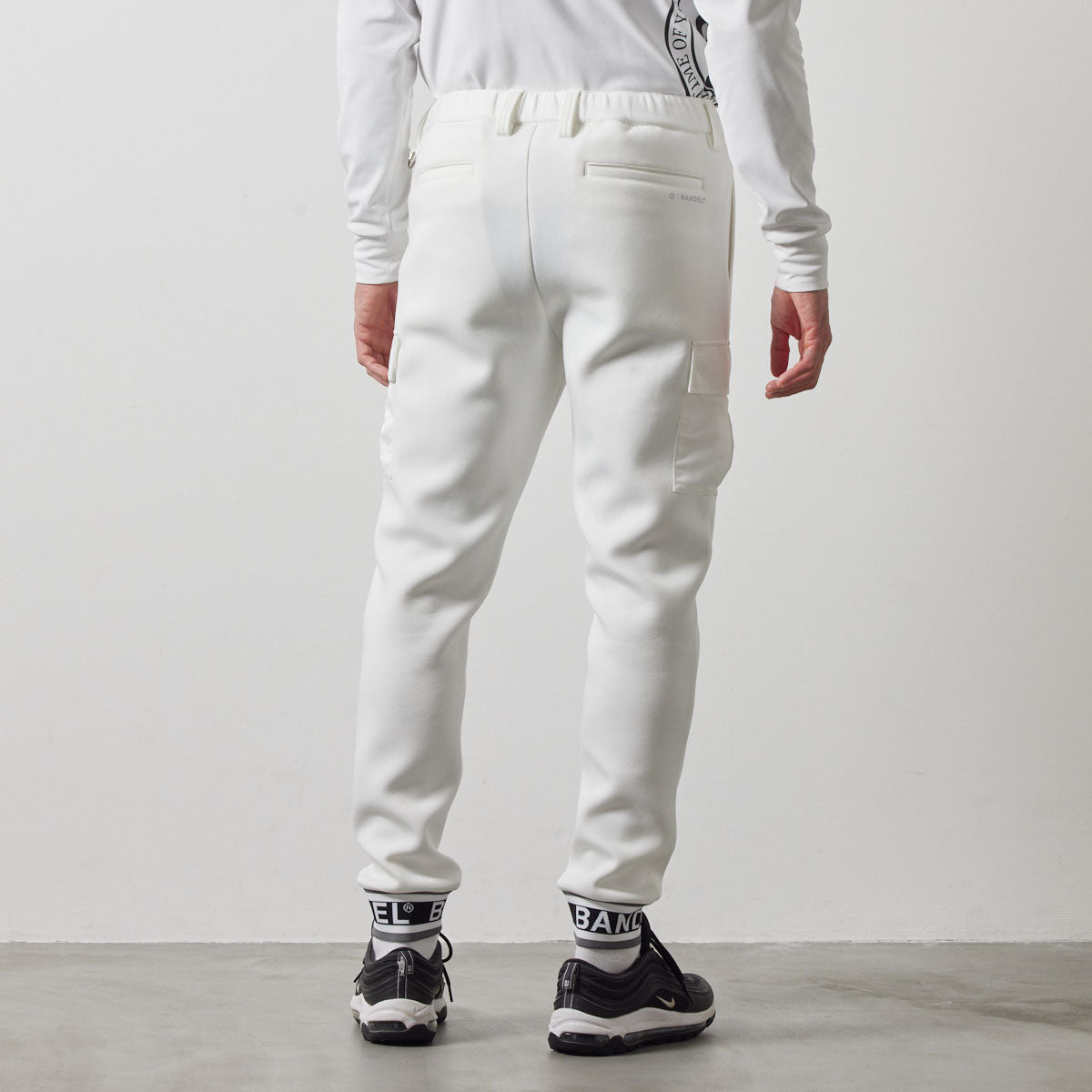 NYLON POCKET CARGO PANTS カーゴパンツ 軽量 インタック セットアップ / WHITE