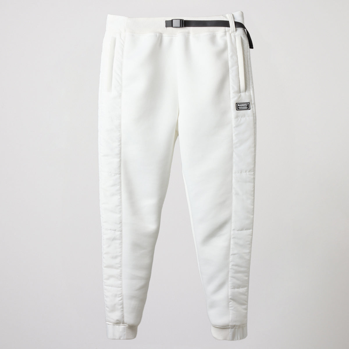 SIDE PUFFER TRACKPANTS BGS-4ASPTP トラックパンツ インベル 軽量 保温 中綿 動きやすい セットアップ / WHITE