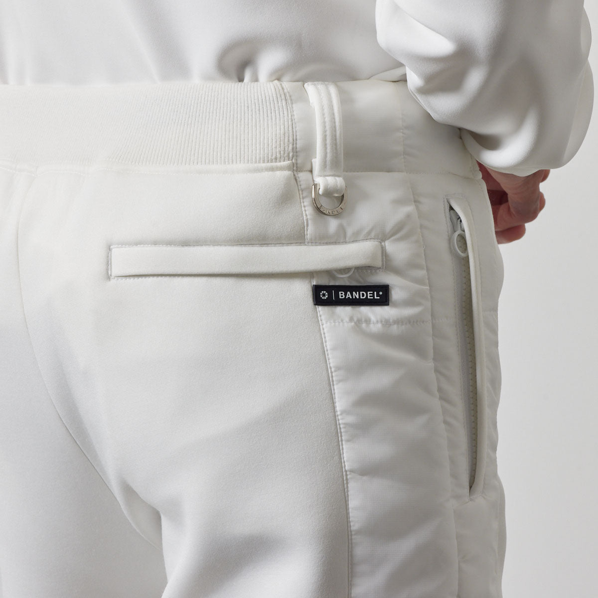 SIDE PUFFER TRACKPANTS BGS-4ASPTP トラックパンツ インベル 軽量 保温 中綿 動きやすい セットアップ / WHITE