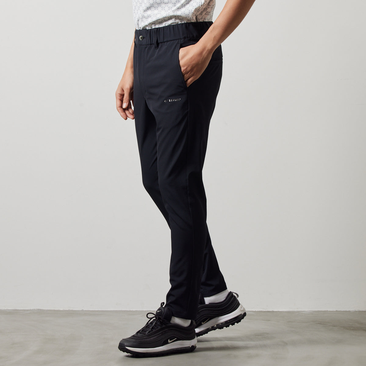 BANDEL GOLF バンデルゴルフ ロングパンツ BASIC STRECH TAPERED PANTS BGS-4SBSTP BLACK