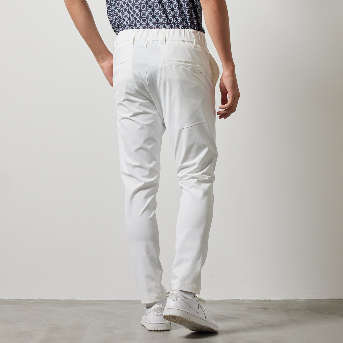 BANDEL GOLF バンデルゴルフ ロングパンツ BASIC STRECH TAPERED PANTS BGS-4SBSTP WHITE