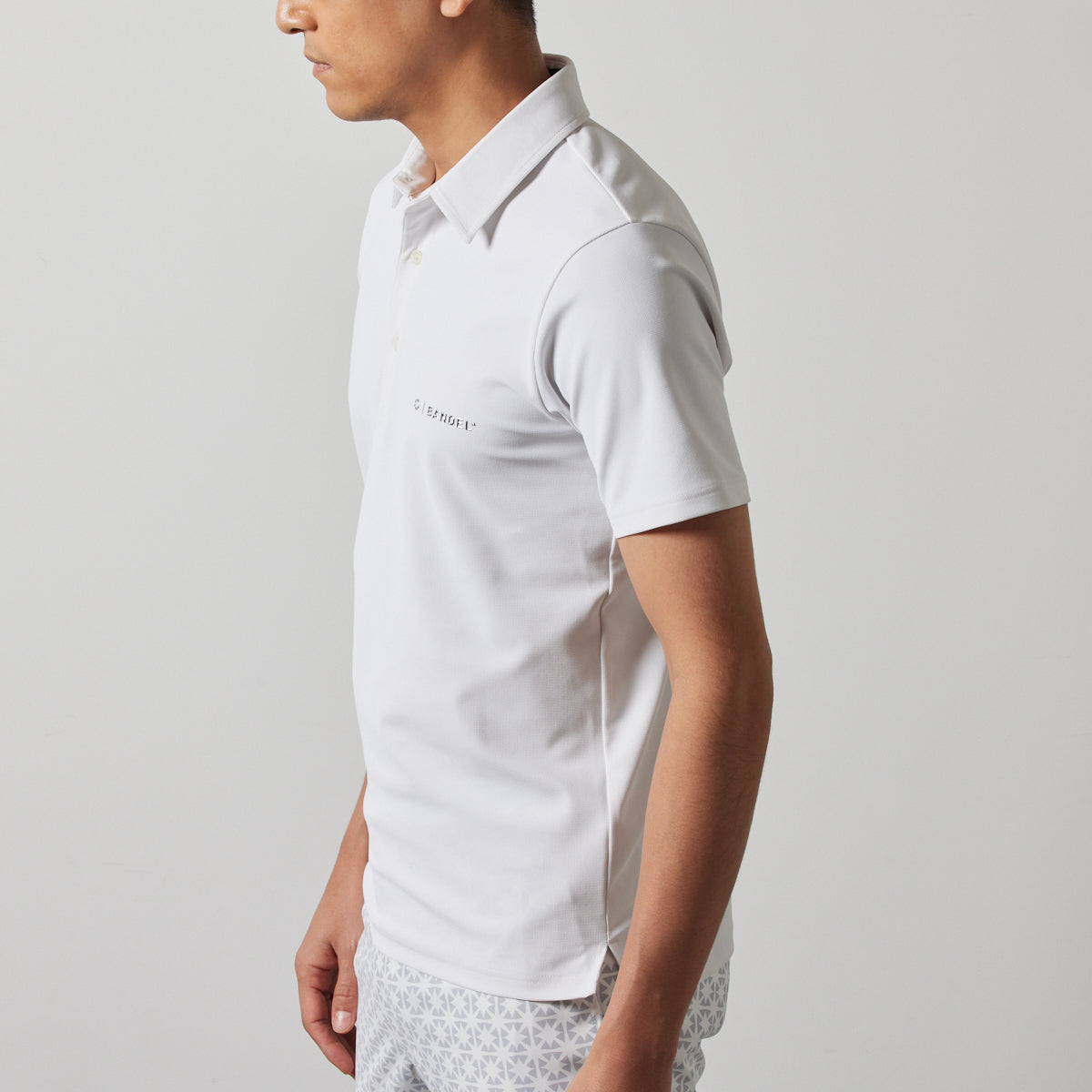 BANDEL GOLF バンデルゴルフ ポロシャツ BASIC VENTILATION S/S POLO SHIRTS BGS-4SBVPL WHITE