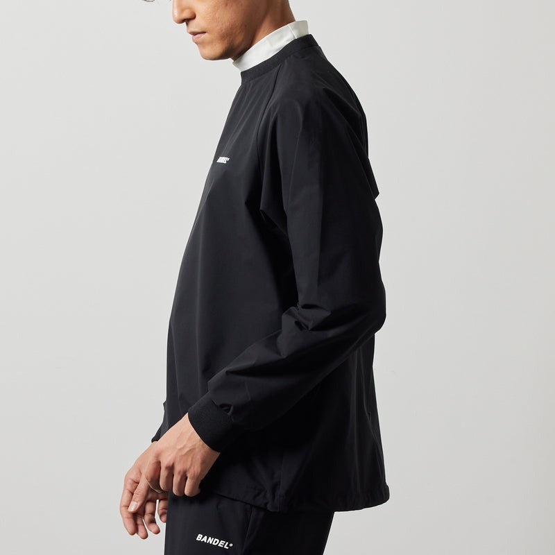 BANDEL GOLF バンデルゴルフ プルオーバー セットアップ VENTILATION WOVEN PULLOVER BGS-4SVWPO ALL BLACK ブラック